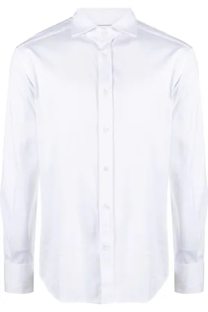 Brunello Cucinelli Camicia con colletto ampio