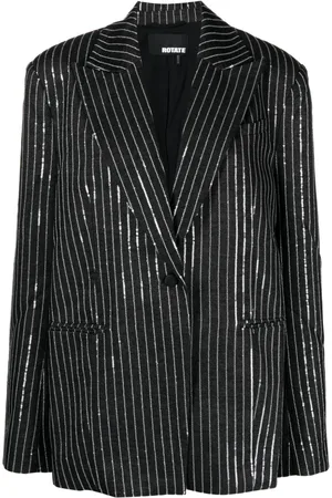 ROTATE Blazer monopetto con paillettes