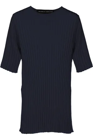 Gloria Coelho T-shirt con spacco laterale