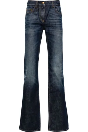 Palm Angels Jeans dritti con ricamo