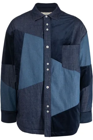 FIVE CM Giacca-camicia con design patchwork