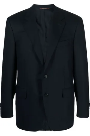 CANALI Blazer monopetto con revers a lancia