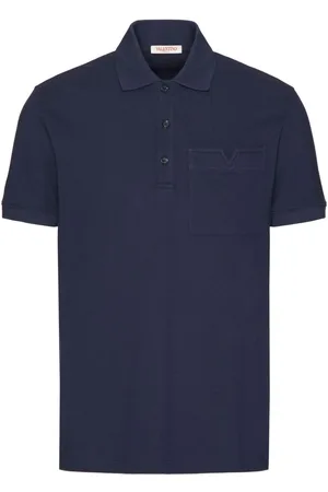 VALENTINO GARAVANI Polo con dettaglio a V