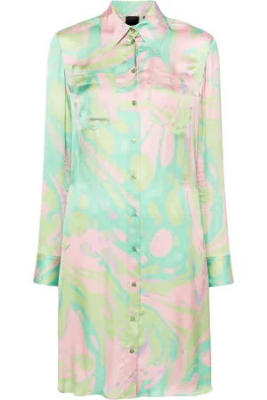 Pinko Chemisier con stampa astratta