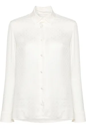 Palm Angels Camicia con monogramma jacquard
