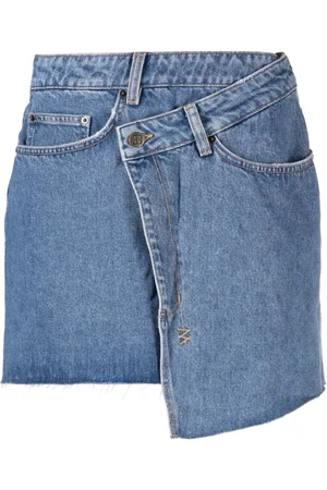 KSUBI Minigonna denim asimmetrica