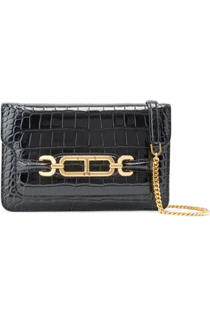 Tom Ford Borsa a spalla Whitney con effetto coccodrillo
