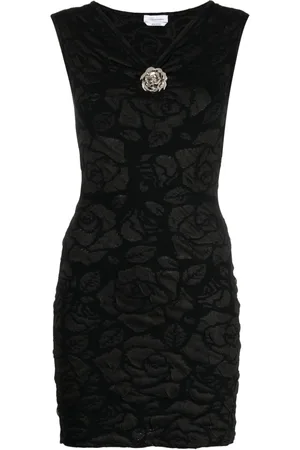 BLUMARINE Abito con motivo jacquard