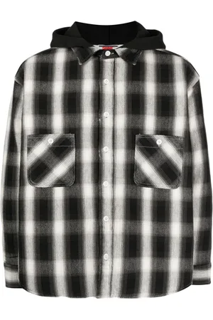 SAINT MXXXXXX Giacca-camicia tartan