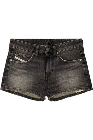 Diesel Shorts denim con effetto vissuto De-Yuba
