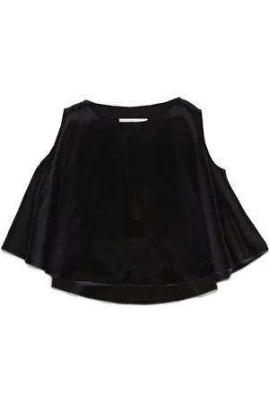 Maison Margiela T-shirt smanicata con ricamo