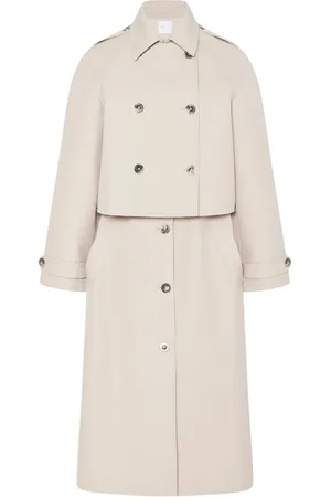 ROSETTA GETTY Trench con inserto rimovibile