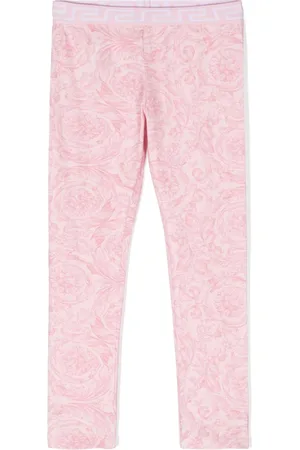 VERSACE Leggings con stampa Barocco