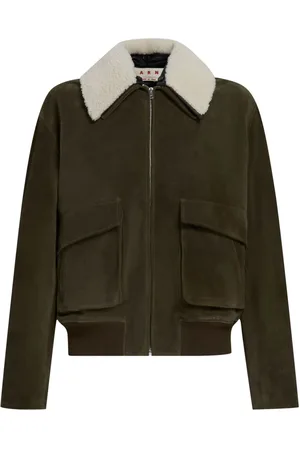 Marni Giacca in pelle con zip
