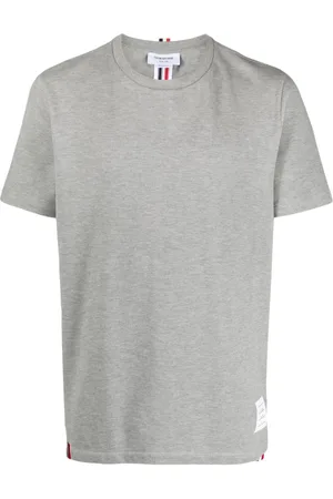 Thom Browne T-shirt con banda RWB