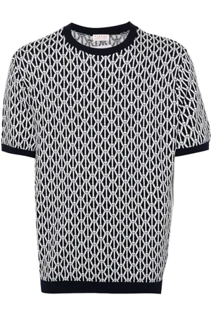 Fursac T-shirt con motivo jacquard