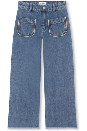 Sonia Rykiel Enfant Jeans dritti con ricamo