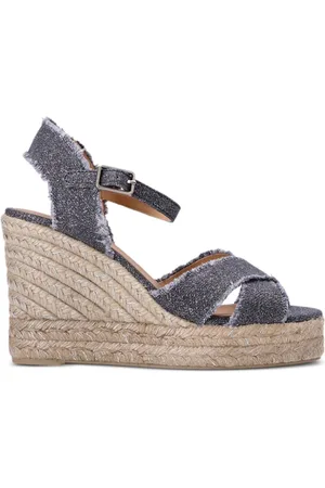 Castaner Espadrilles Bromelia metallizzate 100mm