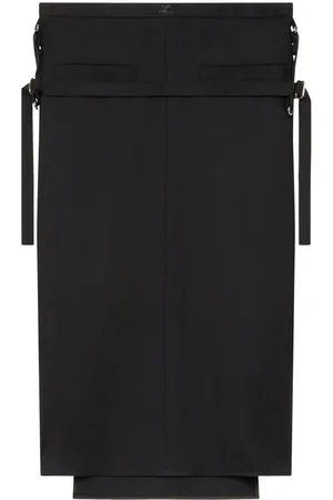 Courrèges Gonna midi con inserti