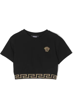VERSACE T-shirt con ricamo Medusa