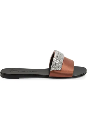 Giuseppe Zanotti Sandali slides Tesy con strass