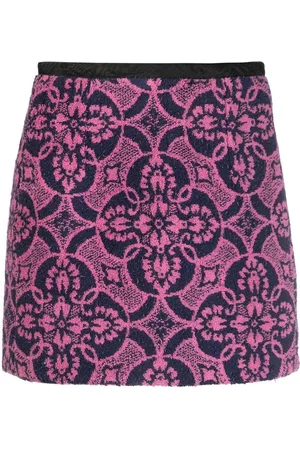 Marine Serre Minigonna jacquard