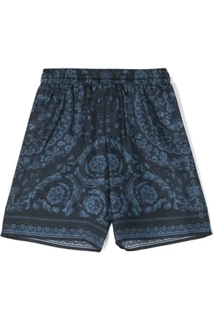 VERSACE Shorts con stampa barocca