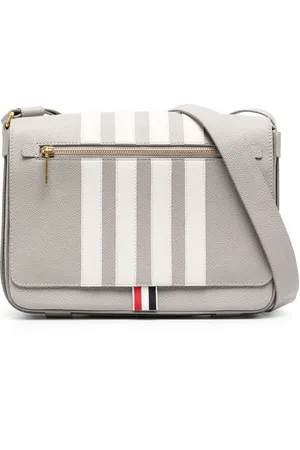 Thom Browne Borsa a spalla Reporter con dettaglio a 4 righr