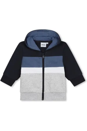 HUGO BOSS Cardigan con design color-block