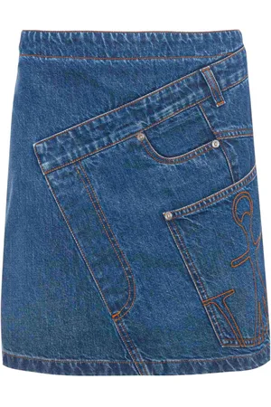 J.W.Anderson Minigonna denim JW con logo