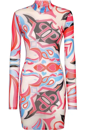 Philipp Plein Abito corto LS Colorful Circus