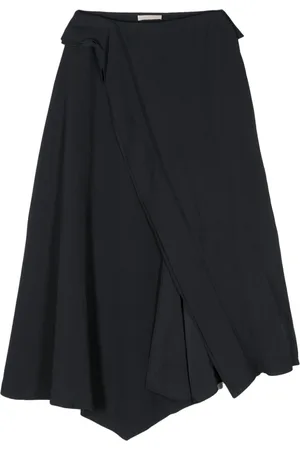ULLA JOHNSON Gonna midi Violette drappeggiata