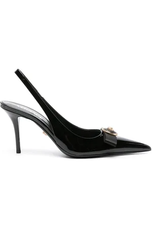 VERSACE Pumps Gianni Ribbon con cinturino posteriore 85mm