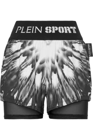 Philipp Plein Shorts con banda logo