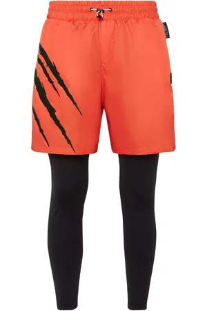 Philipp Plein Pantaloni sportivi a strati con stampa grafica