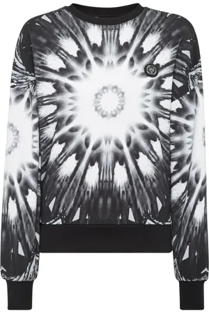 Philipp Plein Felpa crop con stampa