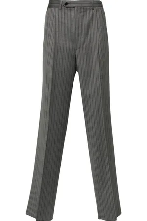 CANALI Pantaloni slim gessati