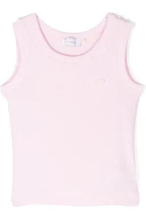 MONNALISA Top con placca logo