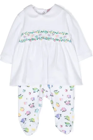 Chiara Ferragni Set neonata con stampa a fiori