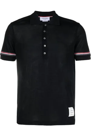 Thom Browne Polo con banda RWB