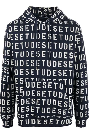 Etudes Felpa con logo e cappuccio
