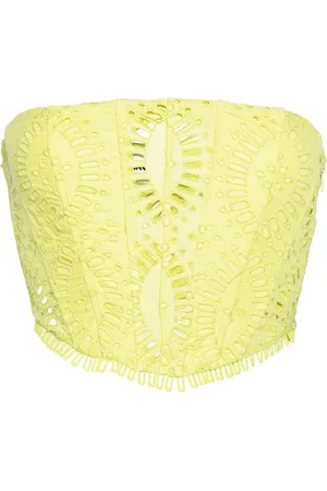 CHARO RUIZ IBIZA Top corto Ride in stile corsetto