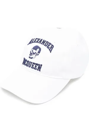 Alexander McQueen Cappello da baseball con ricamo