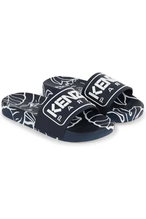 Kenzo Sandali slides con logo in rilievo
