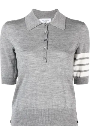 Thom Browne Polo con dettaglio a 4 righe