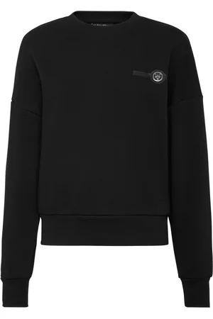 Philipp Plein Felpa girocollo crop