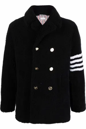 Thom Browne Caban con dettaglio a 4 righe