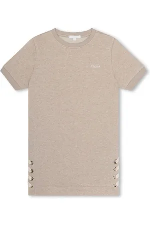 Chloé T-shirt con dettaglio in pizzo