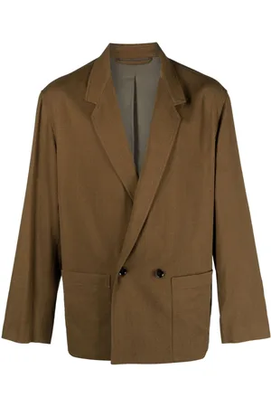 LEMAIRE Blazer doppiopetto con revers a lancia