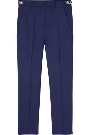 VERSACE Pantaloni sartoriali in lana